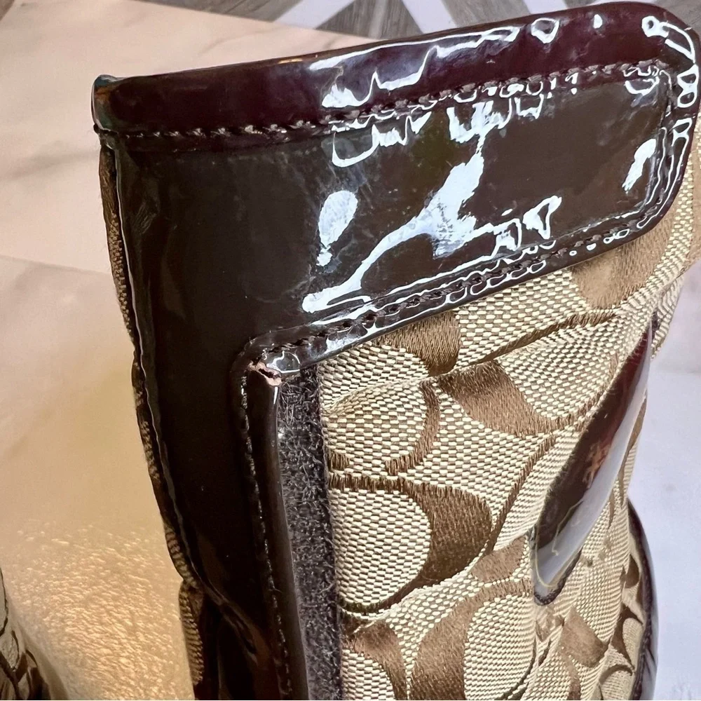 Coach Jordy boots size 5.5 brown